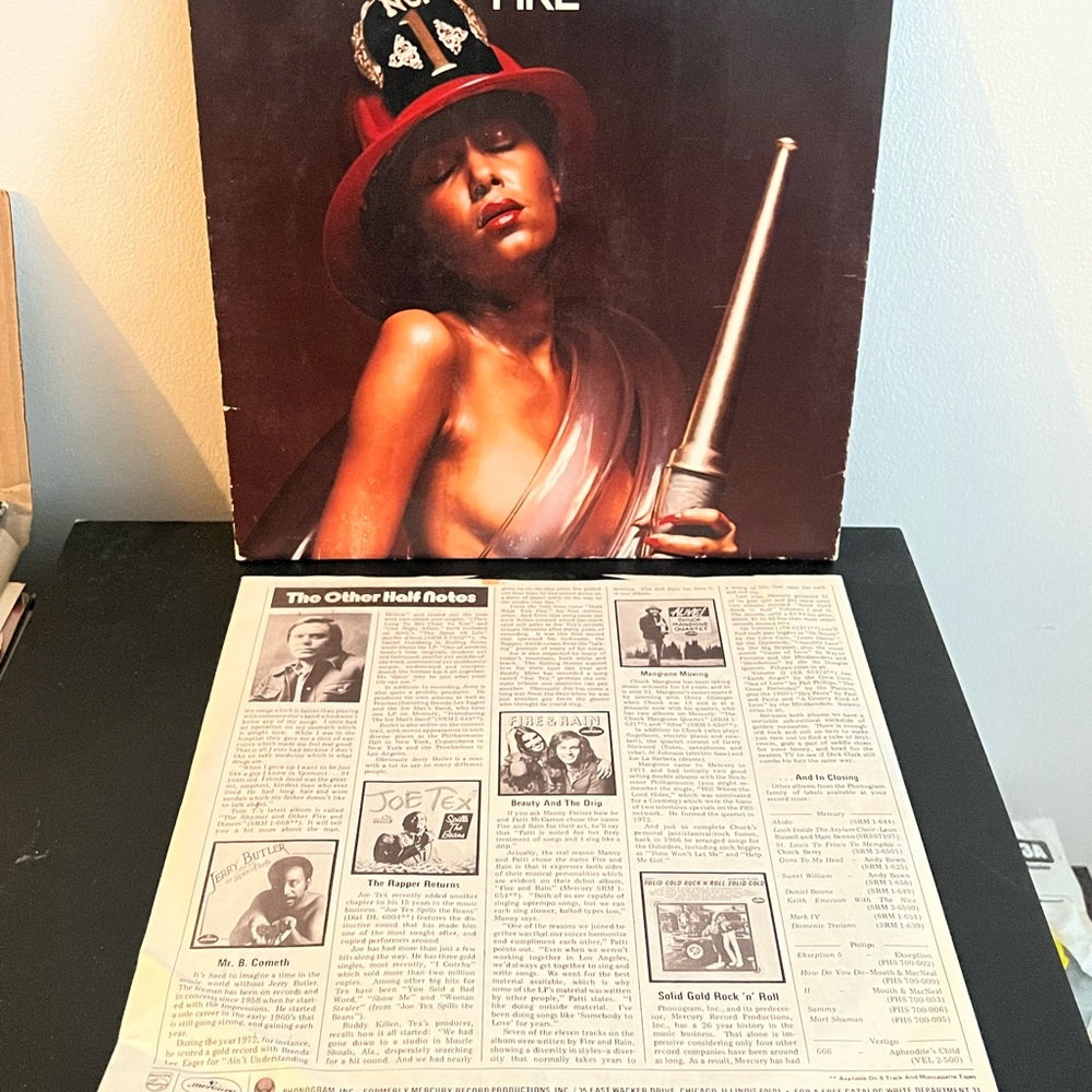 Ohio Players Fire Mercury 1974 Vinyl LP Album SRM-1-1013